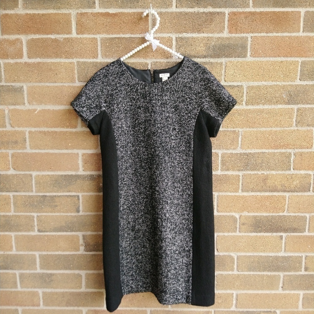 J Crew Wool Blend Shift Dress